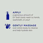 Dr Teal's Body Wash with Pure Epsom Salt, Cannabis Sativa Hemp Seed Oil - Image 3