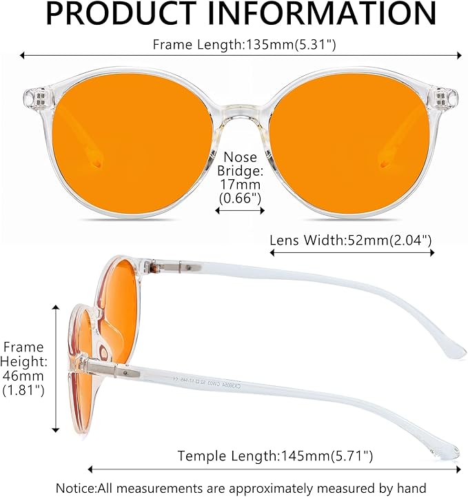 LIKSMU Blue Light Blocking Glasses Computer Gaming TV Phone Sleeping Glasses - Image 4