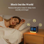 Housbay Wooden Sound Machine Alarm Clock - Image 3
