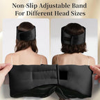 USlixury Silk Sleep Mask, 3D Contoured Sleeping Masks, 100% Mulberry Silk - Image 5