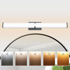 24.8Inch 2500LM Bathroom Light Fixtures 5CCT Optional, Dimmable Bathroom - Image 8