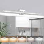 VOLISUN Modern Bathroom Vanity Light 39.4 inch, 24W Dimmable 5CCT Led Bathroom by VOLISUN