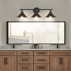 Licperron 3-Light Black Bathroom Vanity Light Fixtures Over Mirror, Farmhouse - Image 6