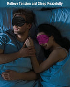 Silk Sleep Mask for Women Man, Thicken Eye Mask for Sleeping, Breathable Eye - Image 6