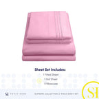 Twin Sheets - Breathable Luxury Sheets - 1800 Supreme Collection Extra Soft - Image 4