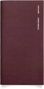 Cloth & Paper Travel Notebook | Time Blocking Planner – Bordeaux | A5 Slim by ClothandPaper