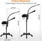 Retain Time Facial Steamer for Ozone Humidifier Atomizer Attach 5× Magnifier - Image 8