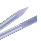 BONA FIDE BEAUTY Glass Cuticle Pusher, 1-Pieces Blue Gentle Czech Manicure Stick by BonaFideBeauty