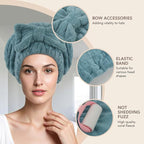 SUNLAND Large Microfiber Hair Drying Caps - Image 3