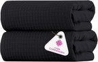 CASA COPENHAGEN Waffle 2Pcs 100% Egyptian Cotton Large Designer Bathsheet by CASACOPENHAGEN