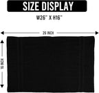 24 Pack Black Hand Towels 100% Cotton Spa Towels 16x27 inches Highly Absorbable - Image 6
