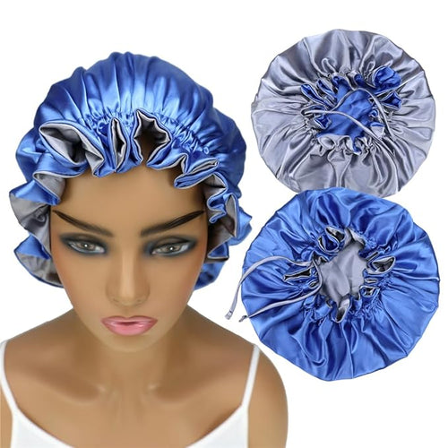 Adjustable Silk Satin Bonnet Hair Care Caps by Sugarmelon