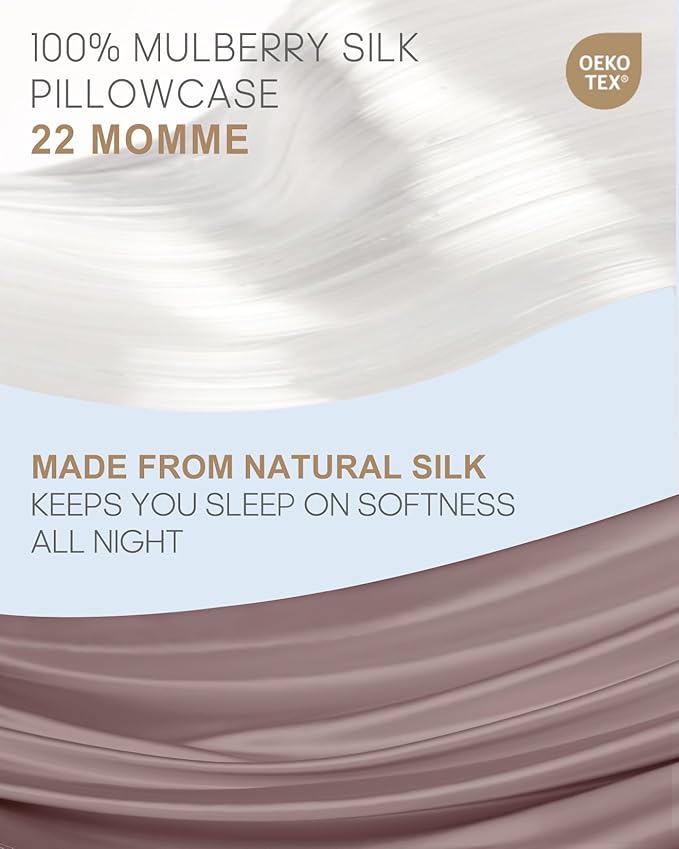 THXSILK Set of 2 Mulberry Silk Pillowcases - Image 2