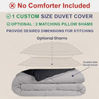 Kotton Culture Custom Duvet Cover-100% Egyptian Cotton 600 Thread Count Soft - Image 2