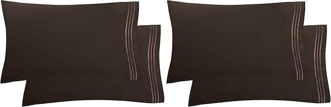 Elegant Comfort Luxury Ultra-Soft 2-Piece Pillowcase Set 1500 Thread Count by ELEGANTCOMFORT