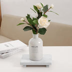 zoocatia Small Wood Tray Pedestal Stand Farmhouse Bathroom Decor Decorative - Image 4