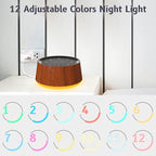 Brown Noise Sound Machine with 30 Soothing Sounds 12 Colors Night Light White - Image 4