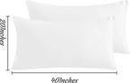 NTBAY King Pillow Cases Set of 2, 2 Pack Brushed Microfiber 20x40 Pillow Cases - Image 3