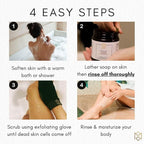 Exfoliating Glove Kessa Mitt Body Scrubber – Dead Skin Remover Shower Glove - Image 5