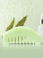 airogym 2 PCS Natural Jade Massage Comb, Guasha Scraping Scalp Comb, Meridians - Image 4