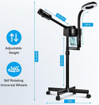 2 in 1 Facial Steamer Professional Ionic Face Steamer - Image 7