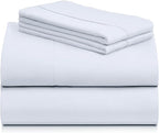 LuxClub 4 PC Sheet Set Bed Sheets Deep Pockets 16" Eco Friendly Wrinkle Free - Image 8