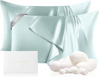 THXSILK Set of 2 100% Mulberry Silk Pillowcase by THXSILK
