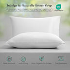 Cooling Pillowcases Queen Size Set of 2, Viscose Derived from Bamboo - Image 3