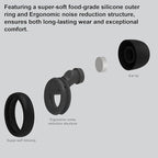 Jayine Ear Plugs for Noise Cancelling Ear Protection EarPlugs for Sleep - Image 4