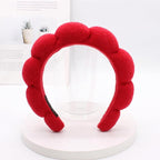Spa Headbands for Washing Face Makeup Skin Care Headband Women Bubble Facial - Image 2