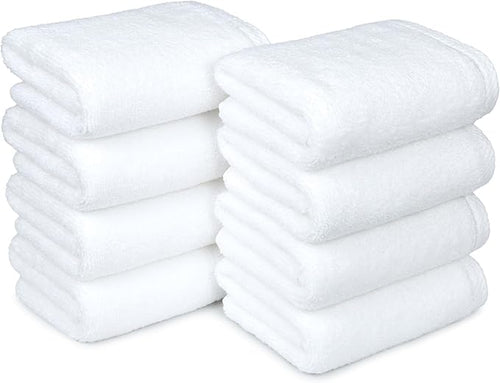 Amazon Basics 8-Pack Soft, Highly Absorbent, Quick-Dry Hand Towels, 100% Cotton by AmazonBasics
