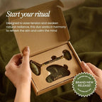 BARE BOTANICS Jade Gua Sha & Face Roller Set | Authentic Jade Facial Tools - Image 2