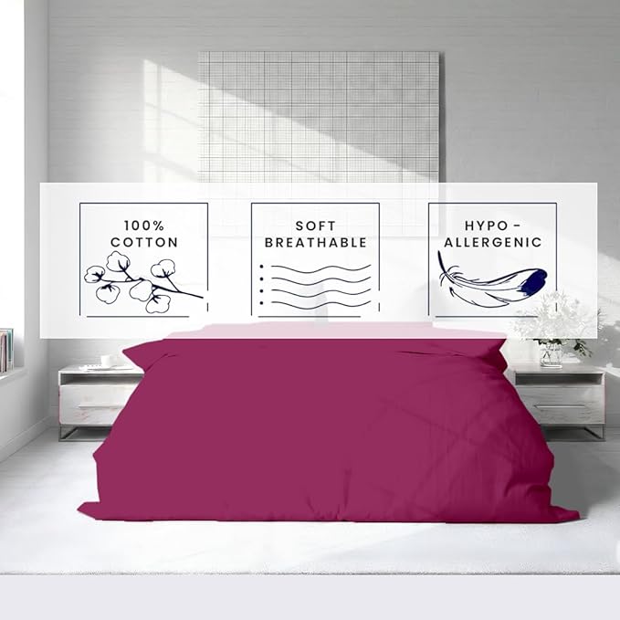 Kotton Culture 3 Pc California King Duvet Cover Set-100% Egyptian Cotton 600 - Image 5