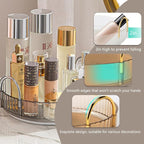 Rotating Makeup Organizer for Vanity, Spinning Cosmetics Storage for Bathroom - Image 4