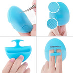 INNERNEED Soft Silicone Facial Cleansing Brush Manual Face Scrubber Exfoliating - Image 6