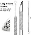 Pre-treatment Cuticle Pusher, Russian Prep Nail Pushers, Dual Ended Cuticle - Image 2