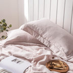 Simple&Opulence 100% Washed Linen Duvet Cover - Image 9