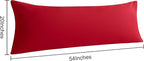 NTBAY 2 Pack Body Pillow Cases, 20x54 inches, Fade Resistant, Envelope Closure - Image 5