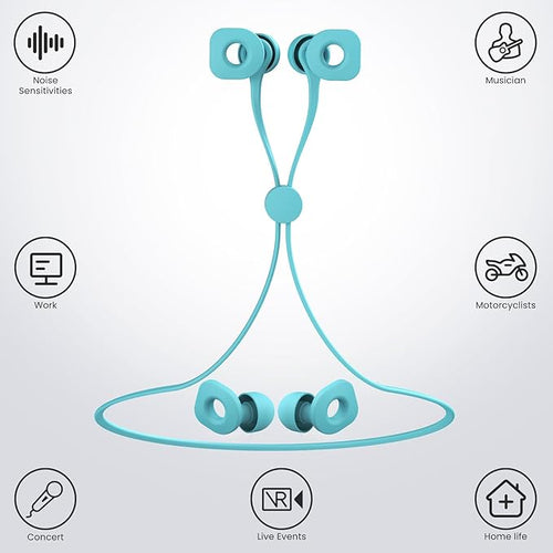 2 Pairs of Earplugs for Sleeping, Reusable Hearing Protection Ear Plugs - Image 2