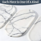 Koville Natural Marble Tray, Catchall - Image 4