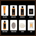 Body & Earth Gift Baskets for Men Bath Set Citrus Scented Bath and Body Gift Set - Image 7
