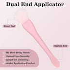 Ouligay 2PCS Silicone Face Mask Brush Applicator Soft Face Mask Applicator Face - Image 5