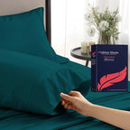 100% Egyptian Cotton Pillow Cases Standard/Queen Size Set of 2 by AshtonSheets