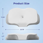Cervical Neck Pillow for Sleeping, Ergonomic Side Sleeper Pillow, Memory Foam - Image 7