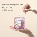 Chloefu LAN Lilac Blossoms Scented Candle, Highly Floral Fragranced Candle - Image 2