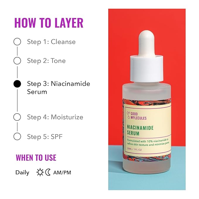 Good Molecules Niacinamide Serum Pack 3 – 30 ml Each | 10% Niacinamide Serum to - Image 5