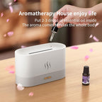 Flame Essential Oil Diffuser, Upgrade 7 Colour Lights Aromatherapy Diffuser - Image 4