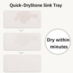 NiuYichee 2 Pcs Water Absorbing Stone Trays, Kitchen/Bathroom Sink Soap Dish - Image 7