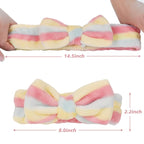 TDHDIKE Stocking Stuffers For Women Teen Girls Spa Headband Bow Facial Makeup - Image 2