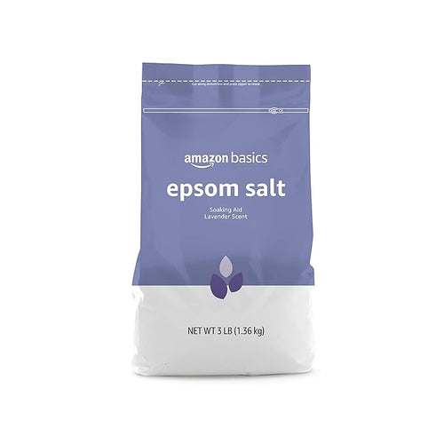Amazon Basics Epsom Salt Soaking Aid, Lavender Scented, Relax & Relief by AmazonBasics